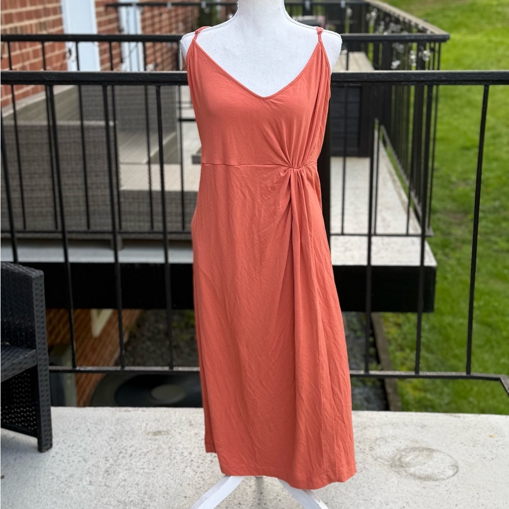 BODEN Gathered Midi Dress Size 16-18